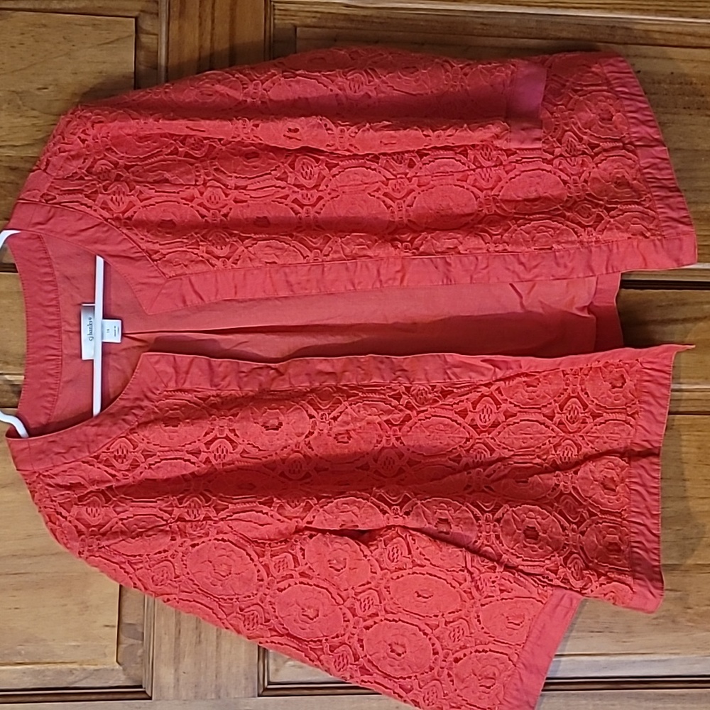 Lace over jacket
